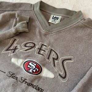 Vintage San Francisco 49ers Sweater Mens X-Large NFL Football Lee Sport Pullover